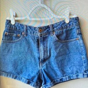 Denim Athletic Shorts - Blue